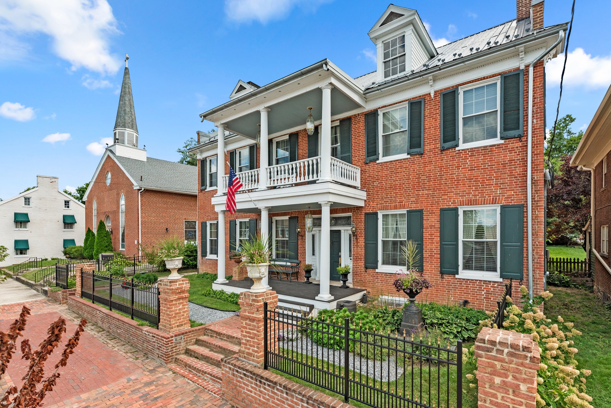 This home has had its brick newly repointed and offers a newer roof