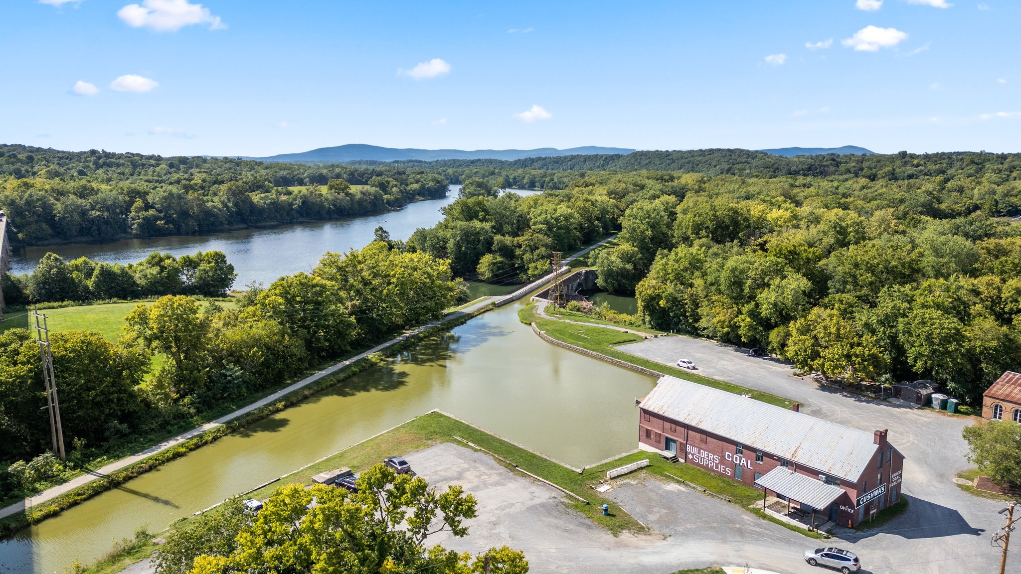 Williamsport along the Potomac River