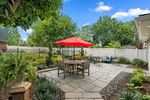 Beautiful paver stone terrace