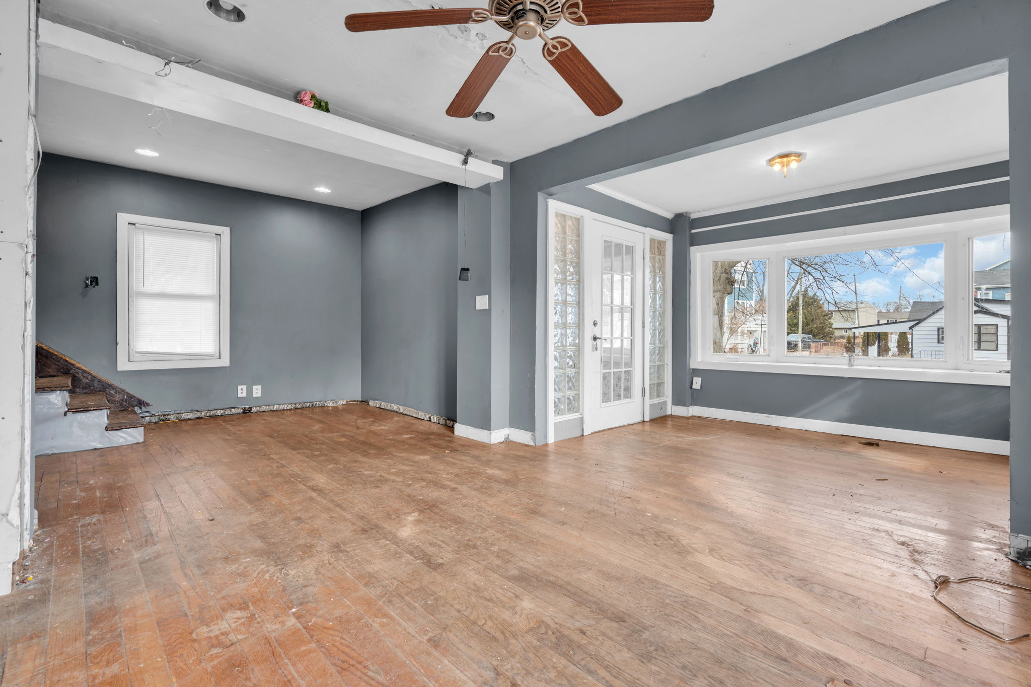 Spacious floor plan. Dining and Living room area