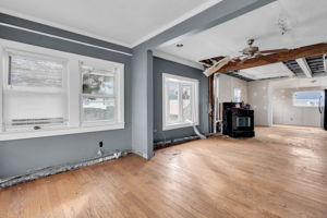 Living room and Dining Room View