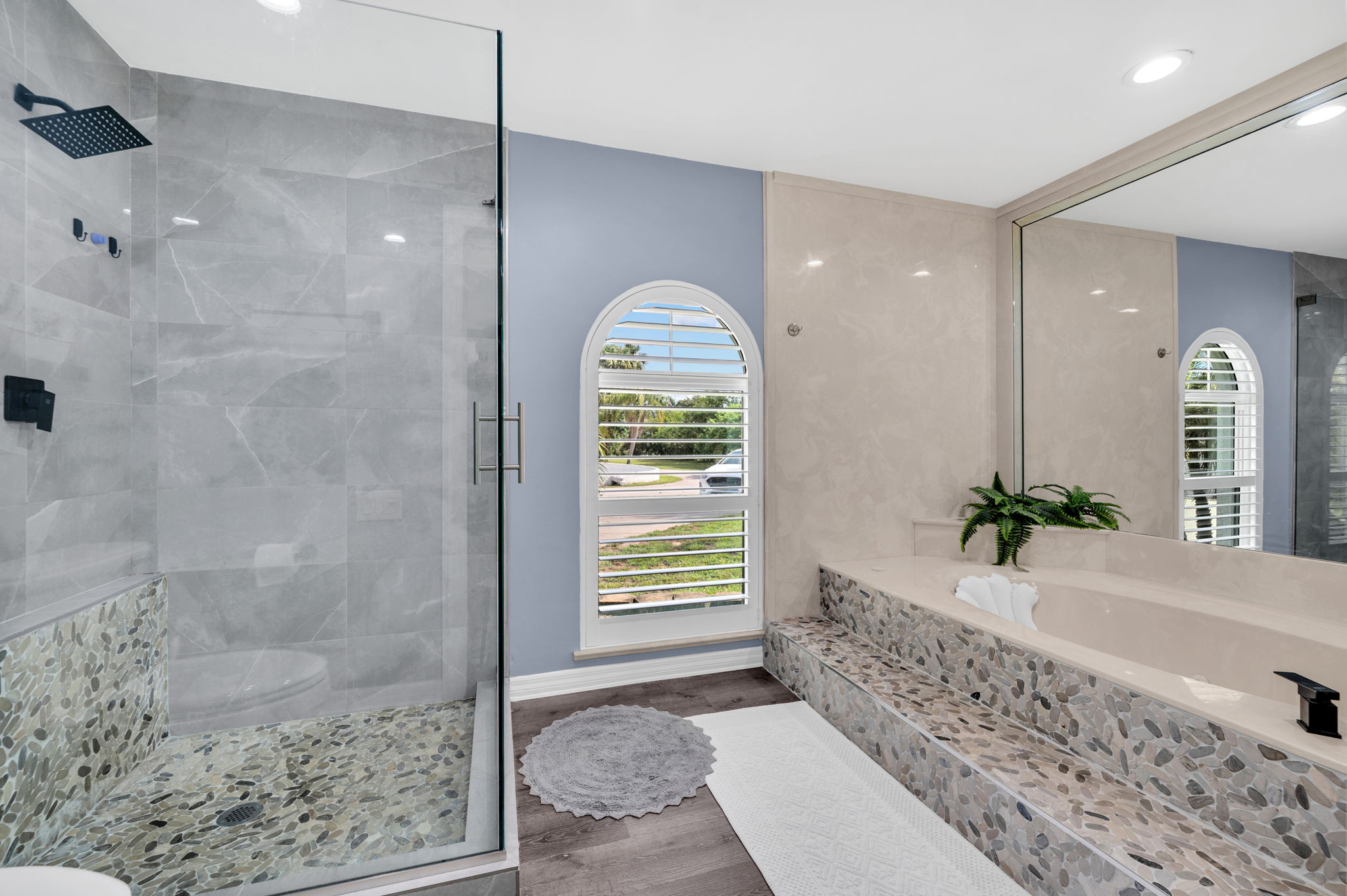 Master Tub and Shower