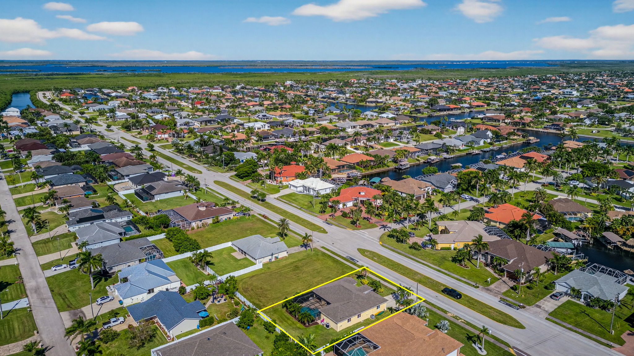 Aerial View 3 -Lot Lines