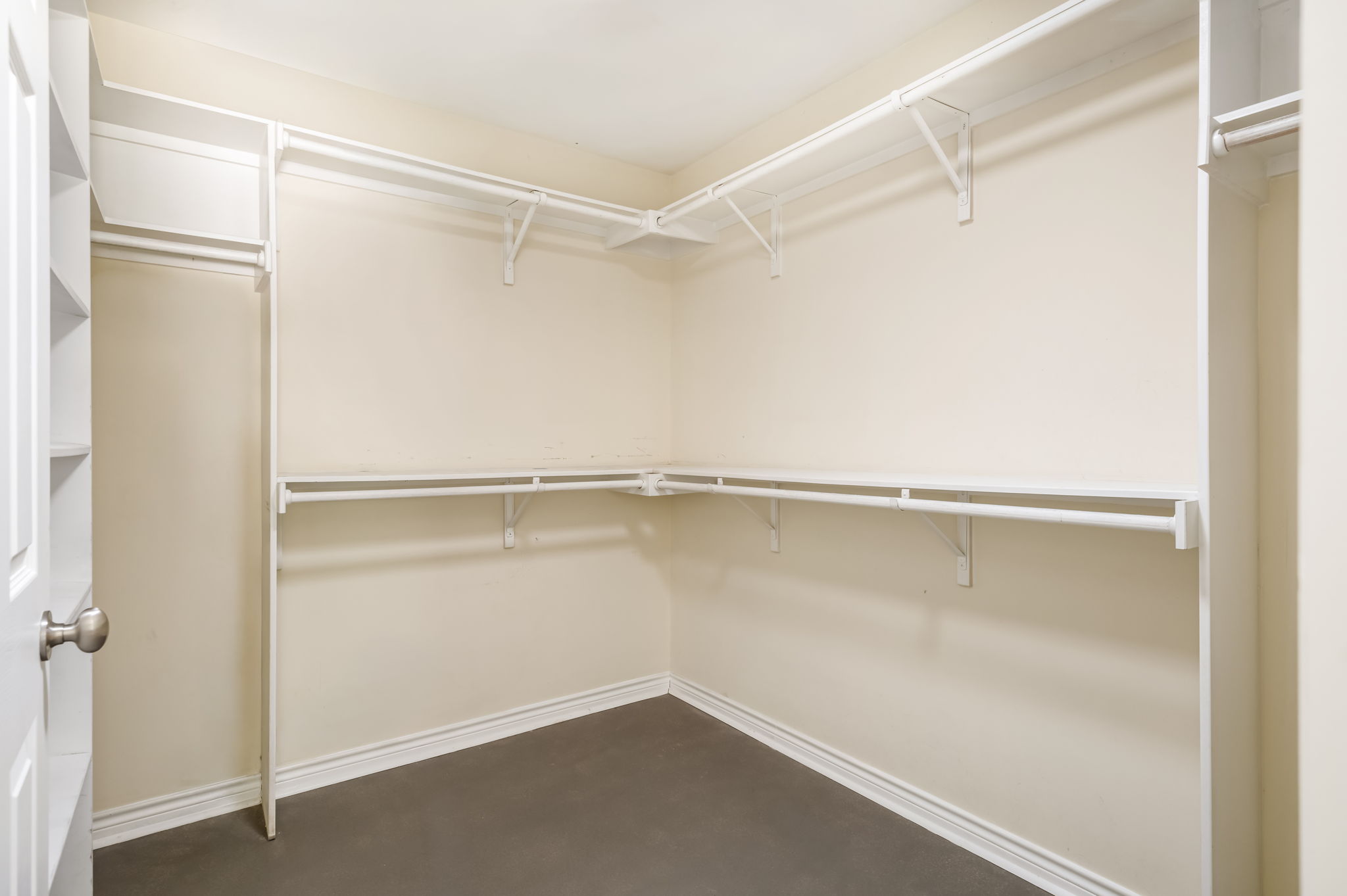 Primary closet