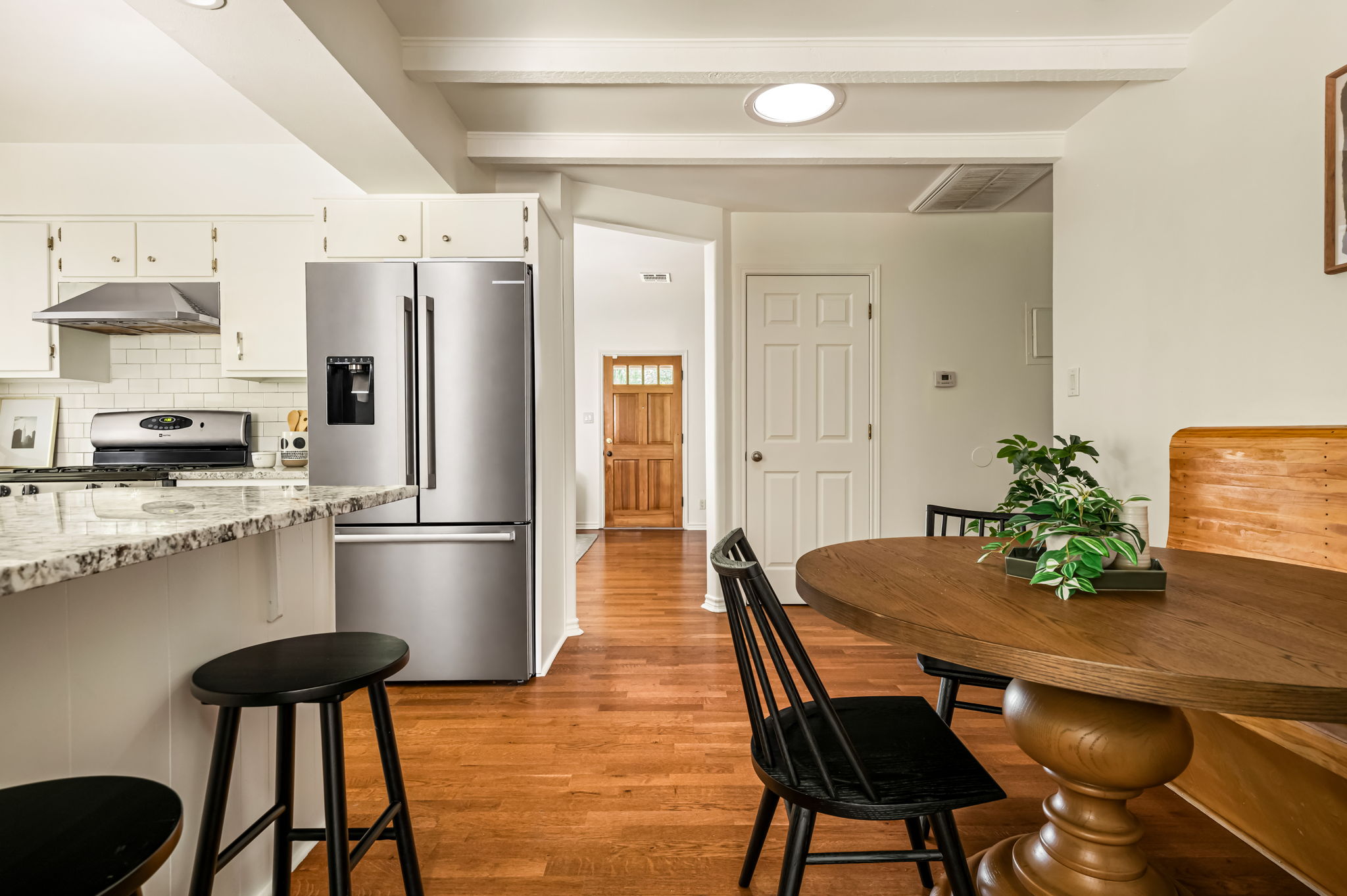 Entry to Living-Dining to Kitchen-Breakfast nook
