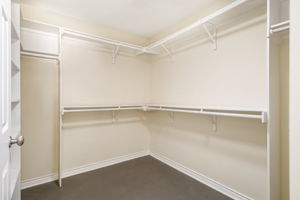Primary closet
