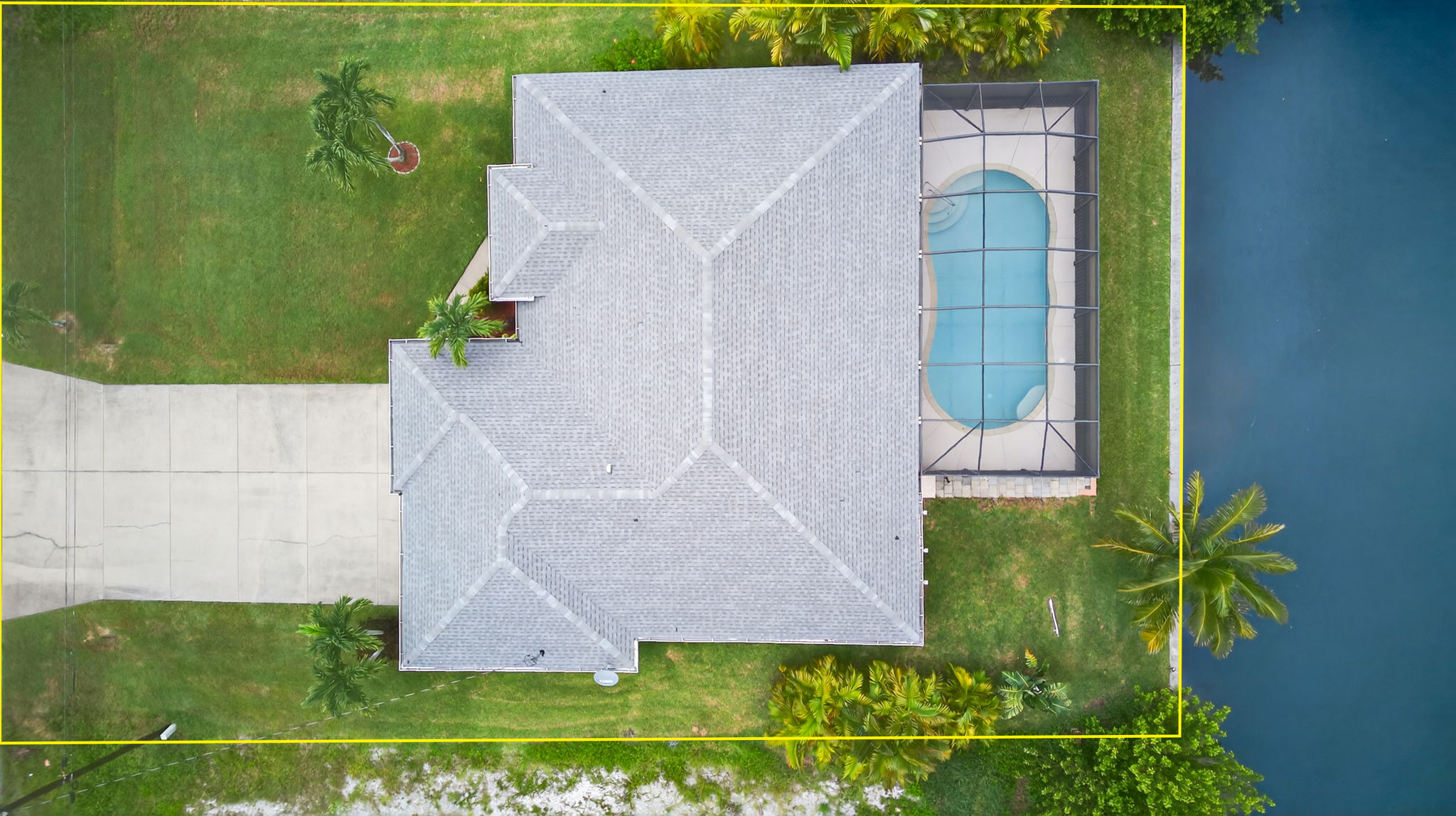 Aerial Overview - lot line