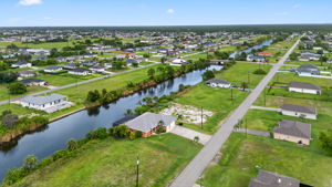 Aerial Front Exterior