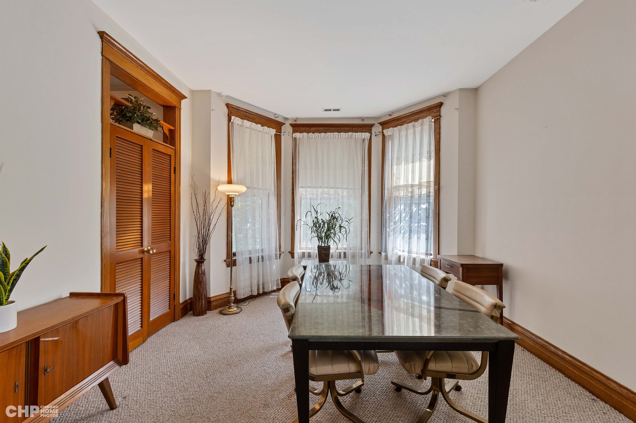 Second floor living room (currently used as dining room)