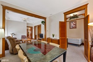 Original oak moldings and doors