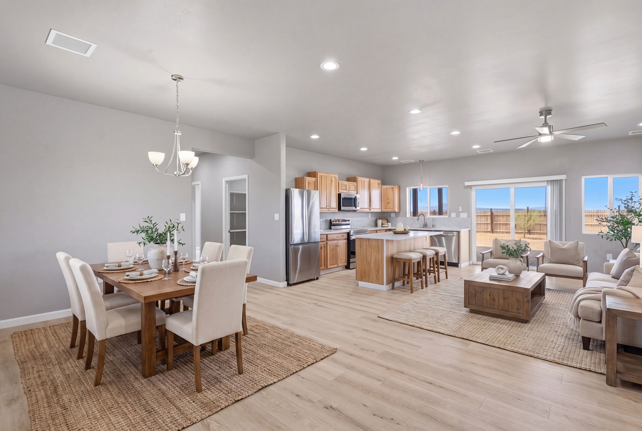 Dining Room and Living Room VS