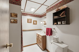 Lower level 3/4 bathroom.