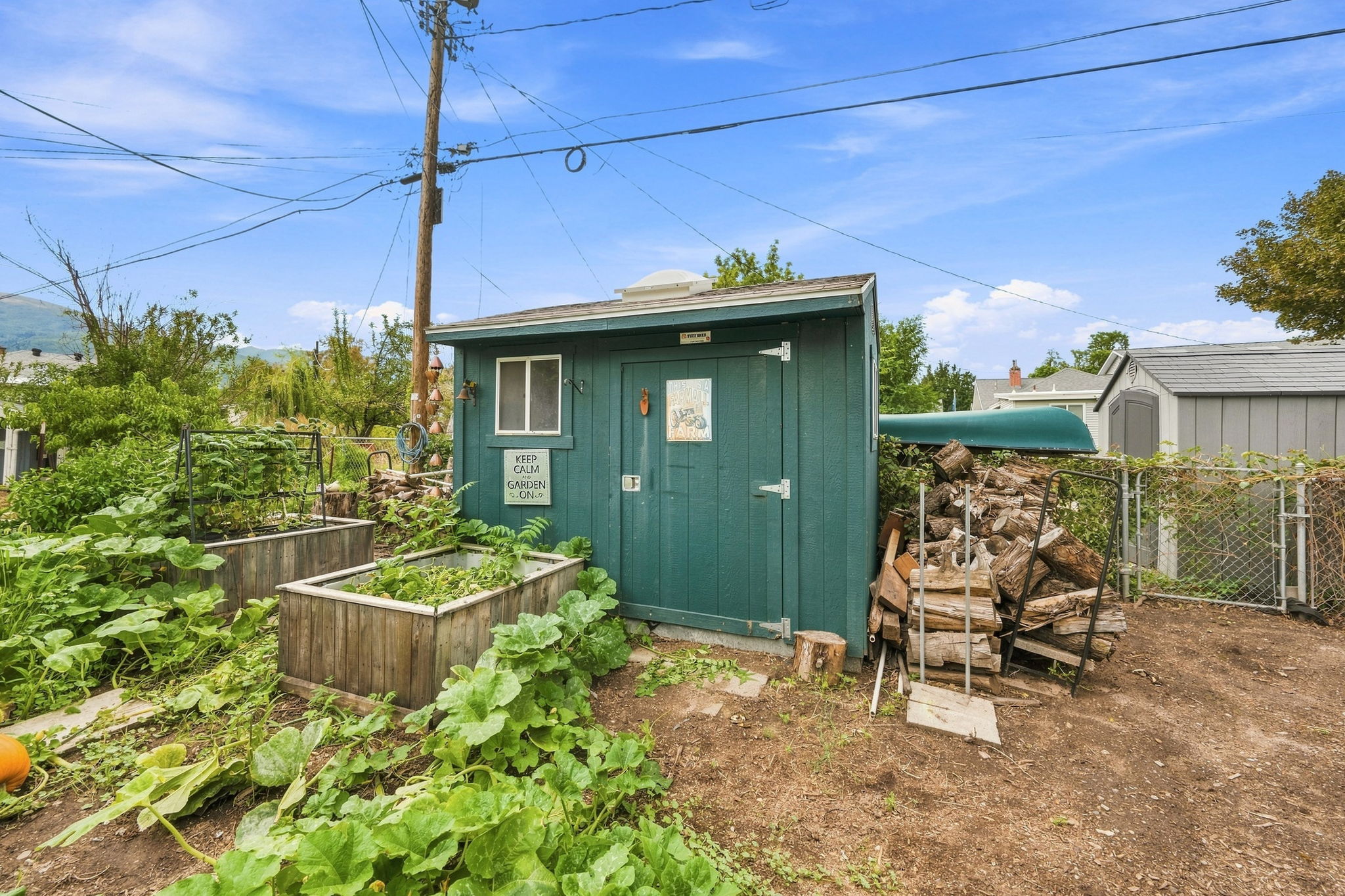 Tuff Tool Shed and Raised Garden Boxes