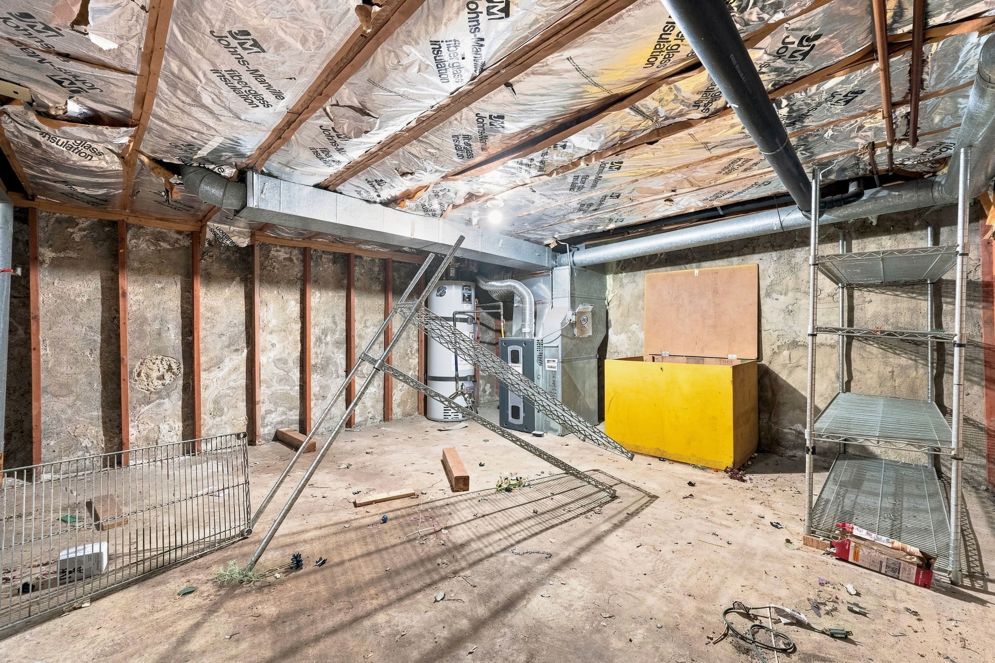 Large Basement Cellar Storage
