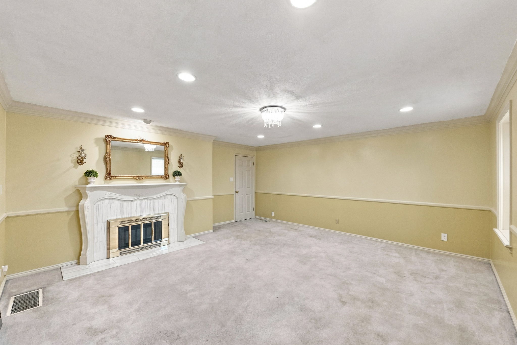 Formal Sitting Room/Office with French Doors