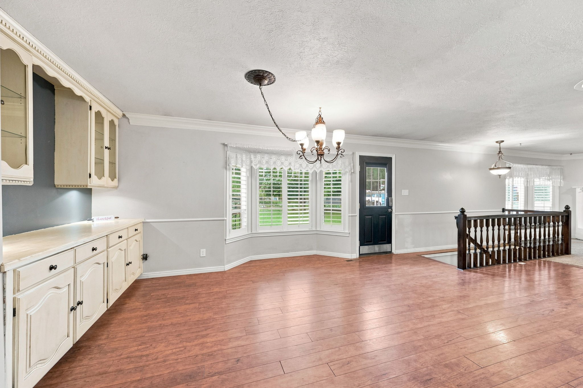 Kitchen Dining Nook and Buffet Cabinets