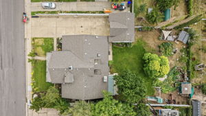Aerial view of the lot