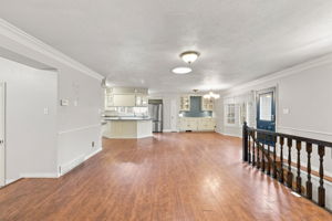Open Family Room to Kitchen View