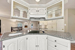 Island with Cooktop and Additional Sink