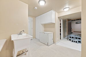 Utility Sink and Food Storage