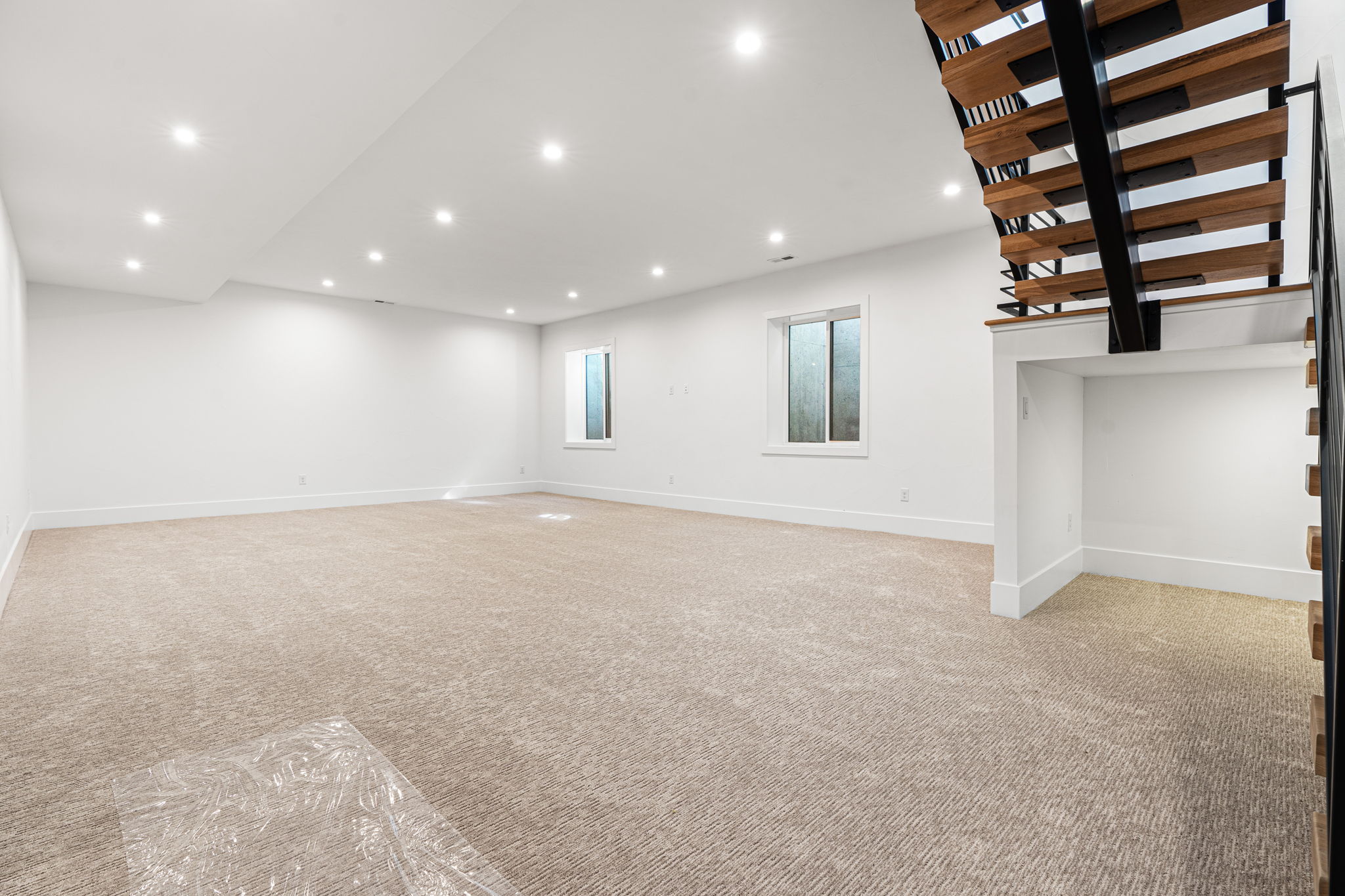 The coveted basement is completely finished is ideal for recreation or relaxation, with a generously sized retreat, and a bathroom.