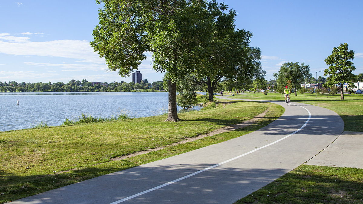With the short commute, you'll be back to enjoy miles of trails and festivities at Sloan's Lake Park.