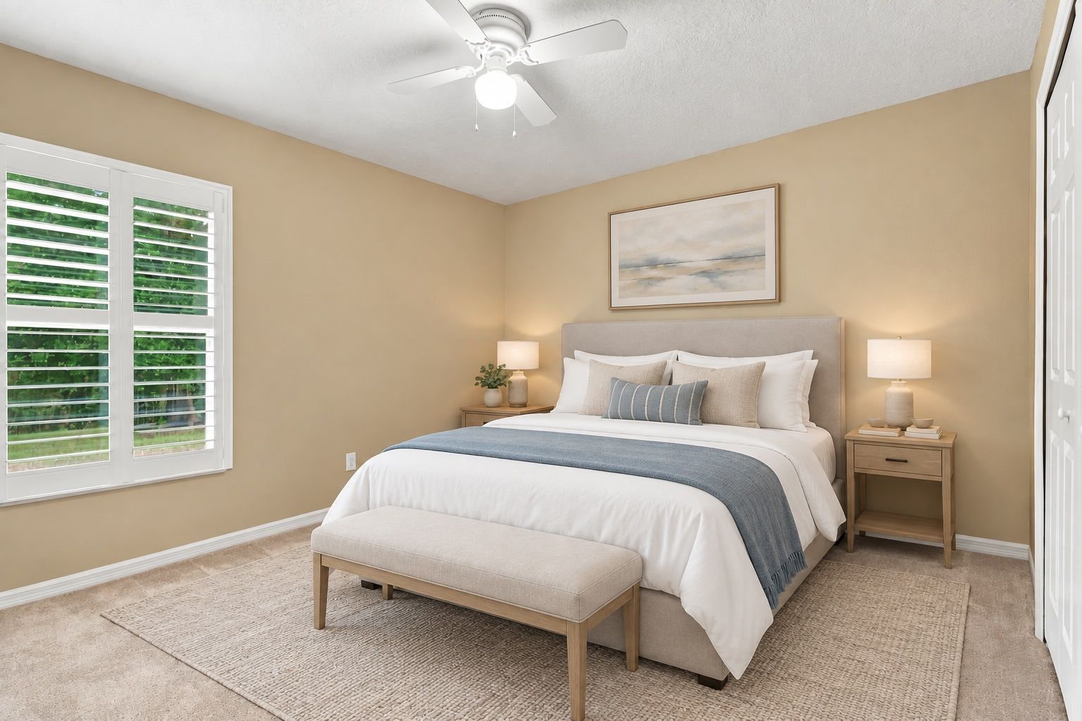 Virtually Staged Guest Bedroom 2