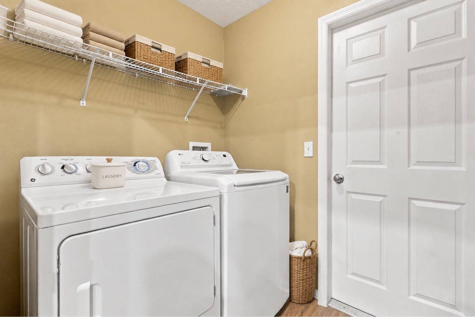 Virtually Staged Laundry Room