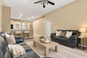 Virtually Staged Living Room