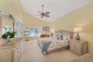 Primary Bedroom is expansive! Large Picture window and sliders lead to lanai!
