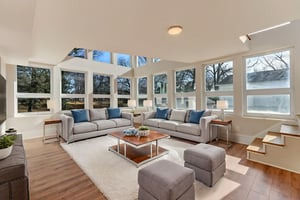 Sun Room virtually staged