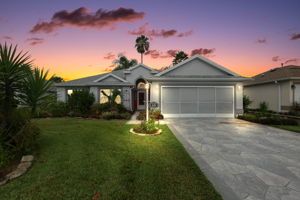 Twilight Front Elevation