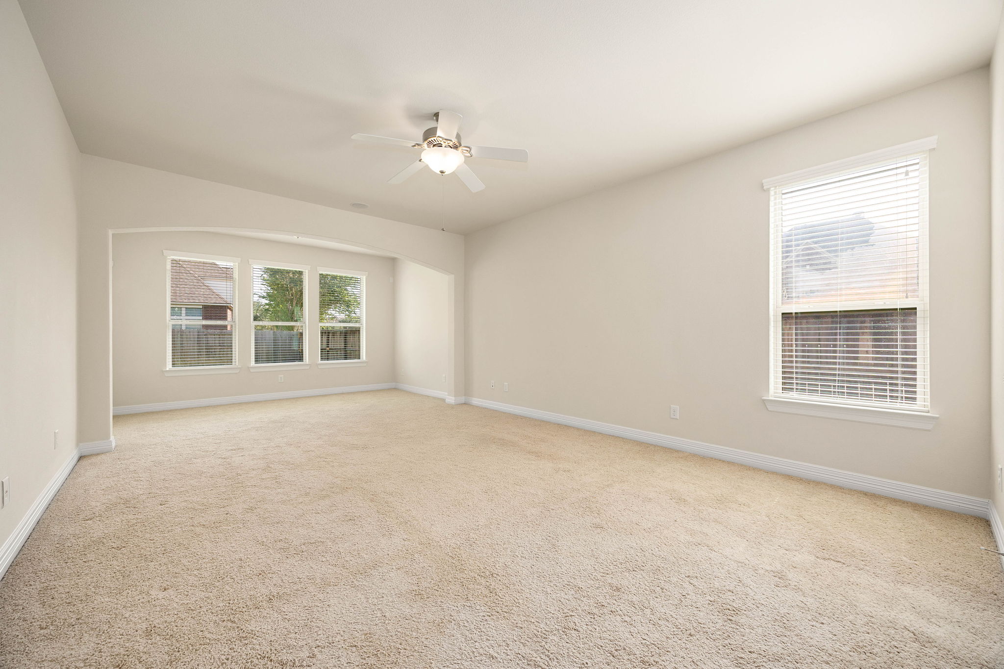 Unstaged Primary suite- first floor