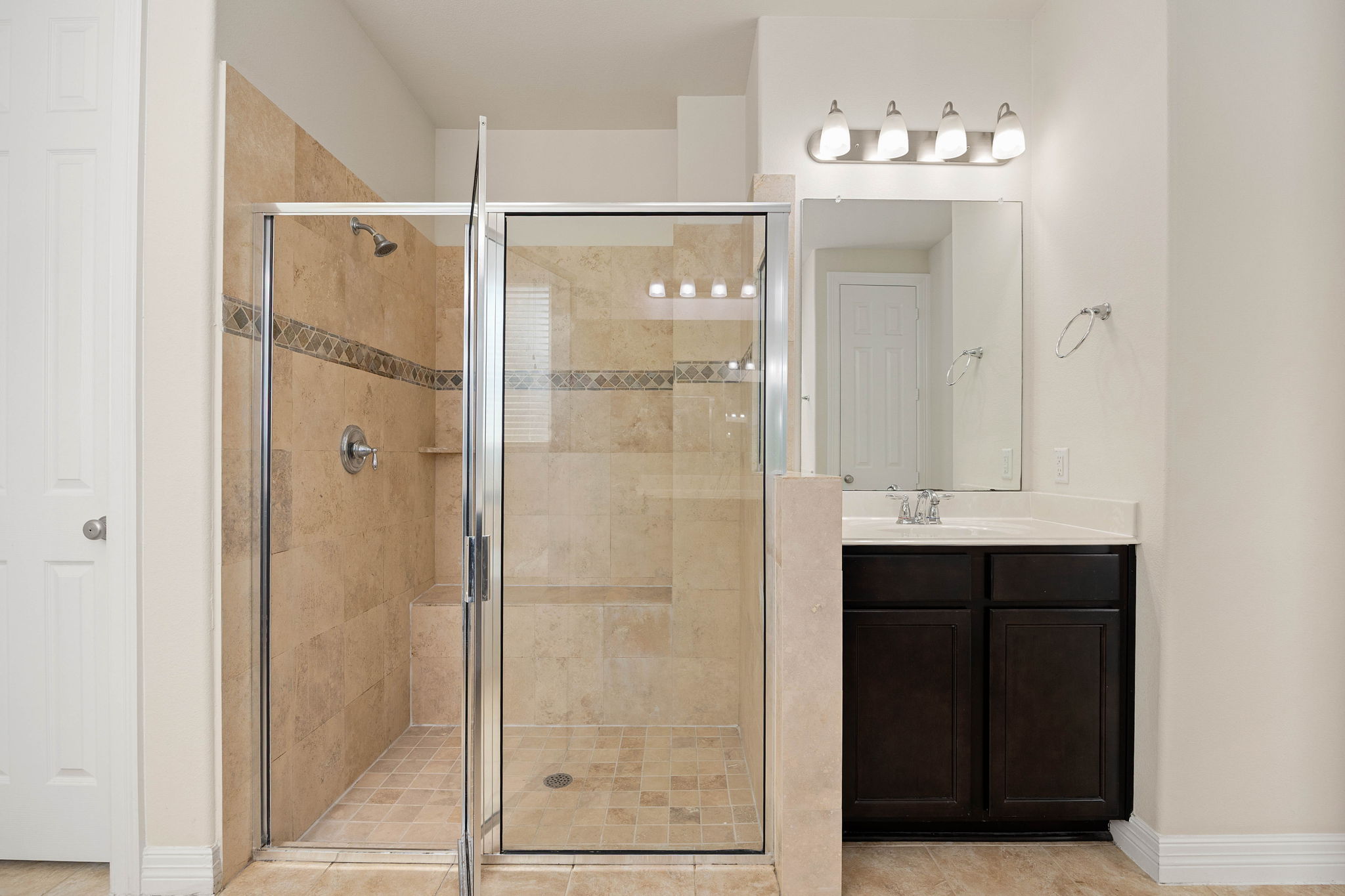 Primary suite- first floor Bathroom Shower/vanity