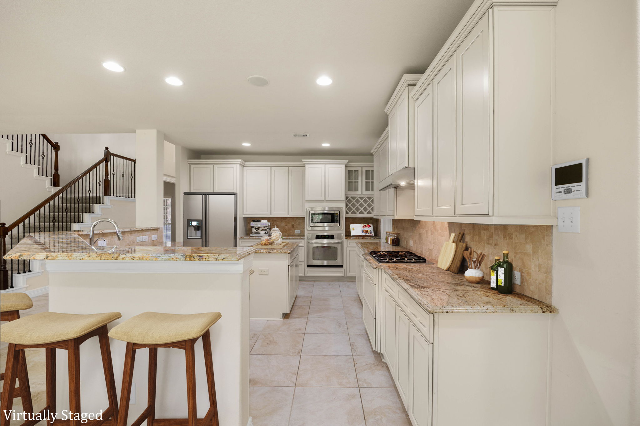 The Kitchen is the heart of the first level! Please be descriptive to make people envision them cooking there.