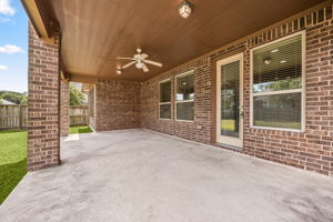 Texas sized patio!