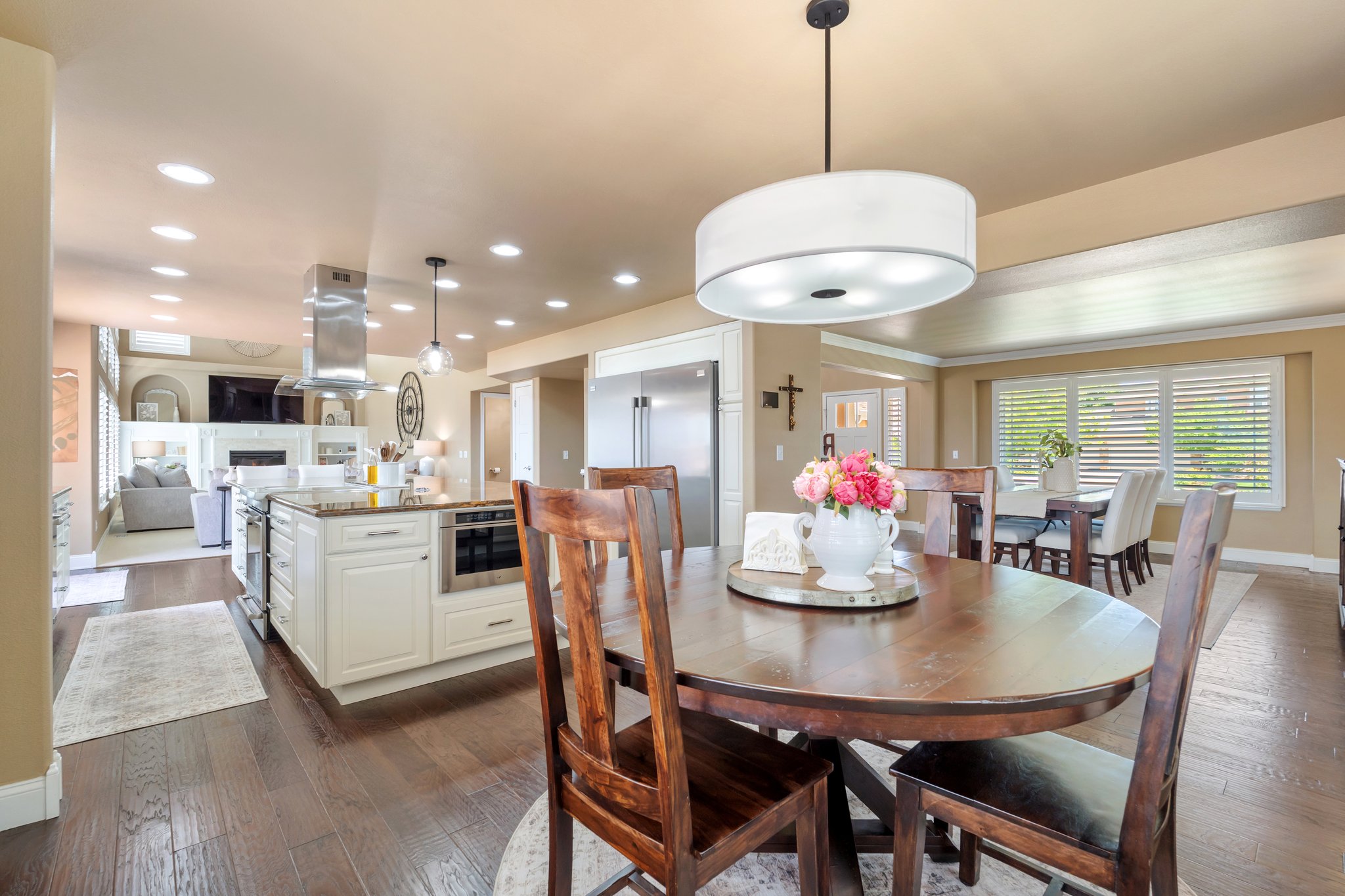 Eating Area view of Gourmet Kitchen