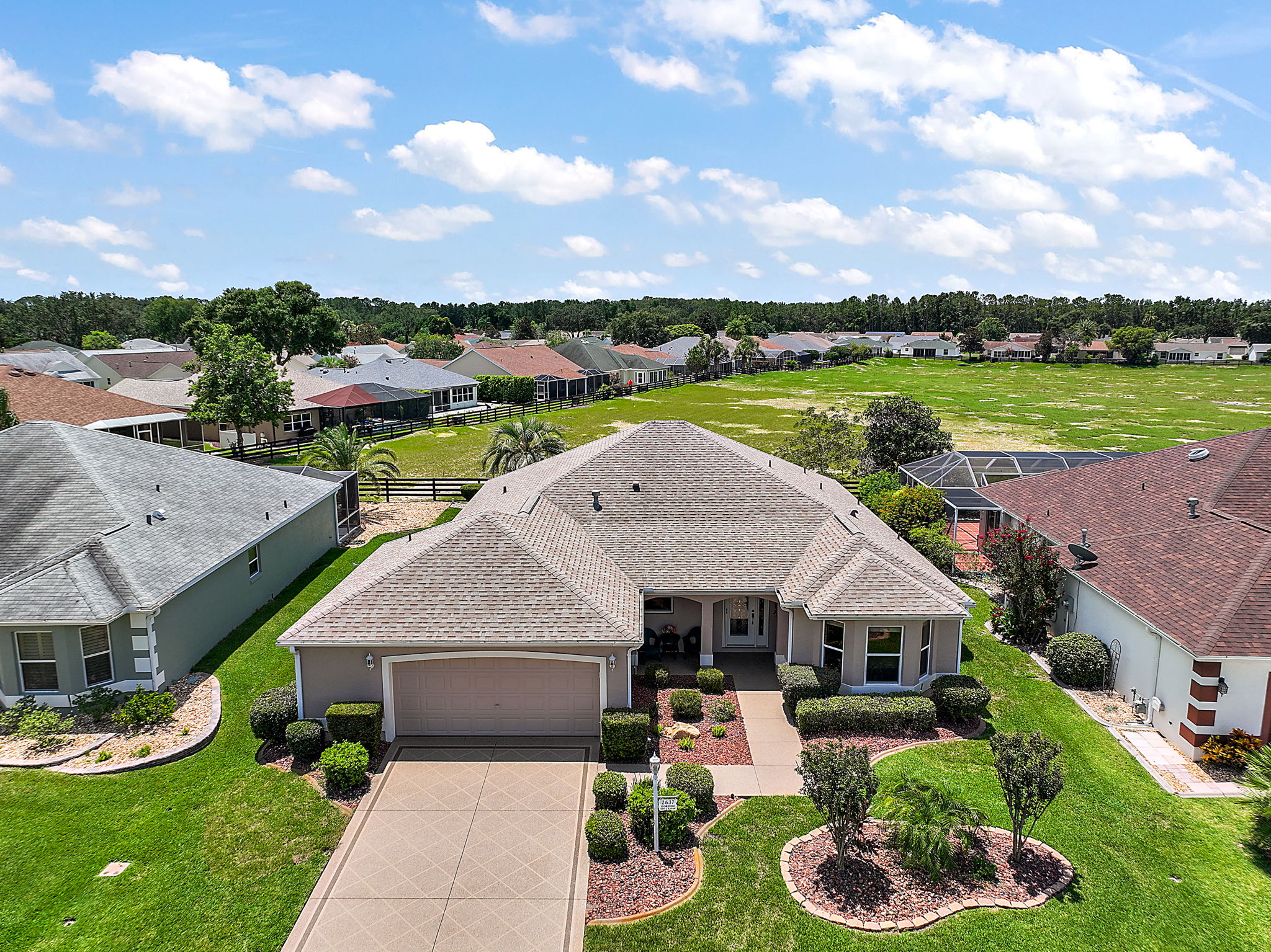 Aerial Front Elevation