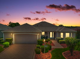 Twilight Front Elevation
