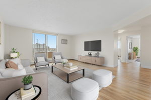 Virtually Staged Living Room