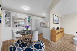 Virtually Staged Dining Room