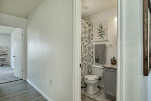 Hall and Hall Bathroom