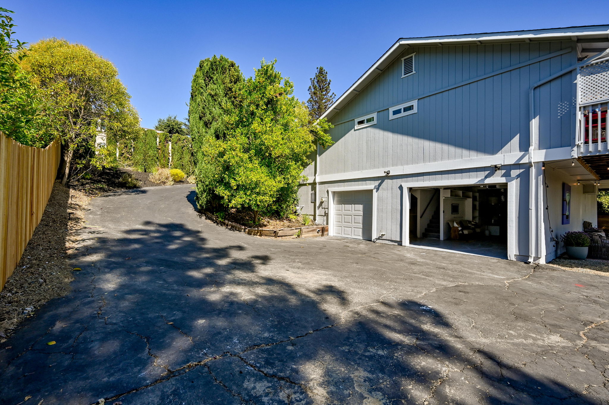 Driveway to Lower Level Garage/Yard