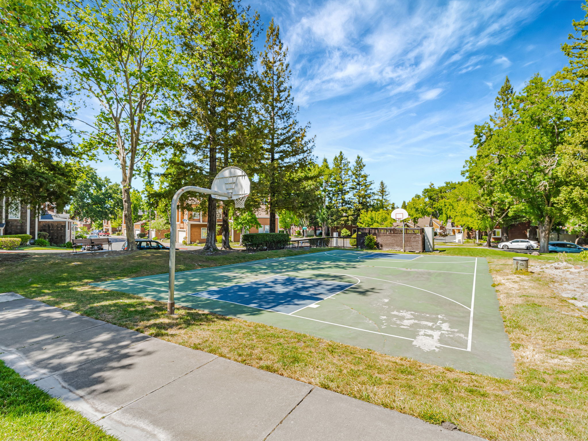 Basketball Courts just down the street
