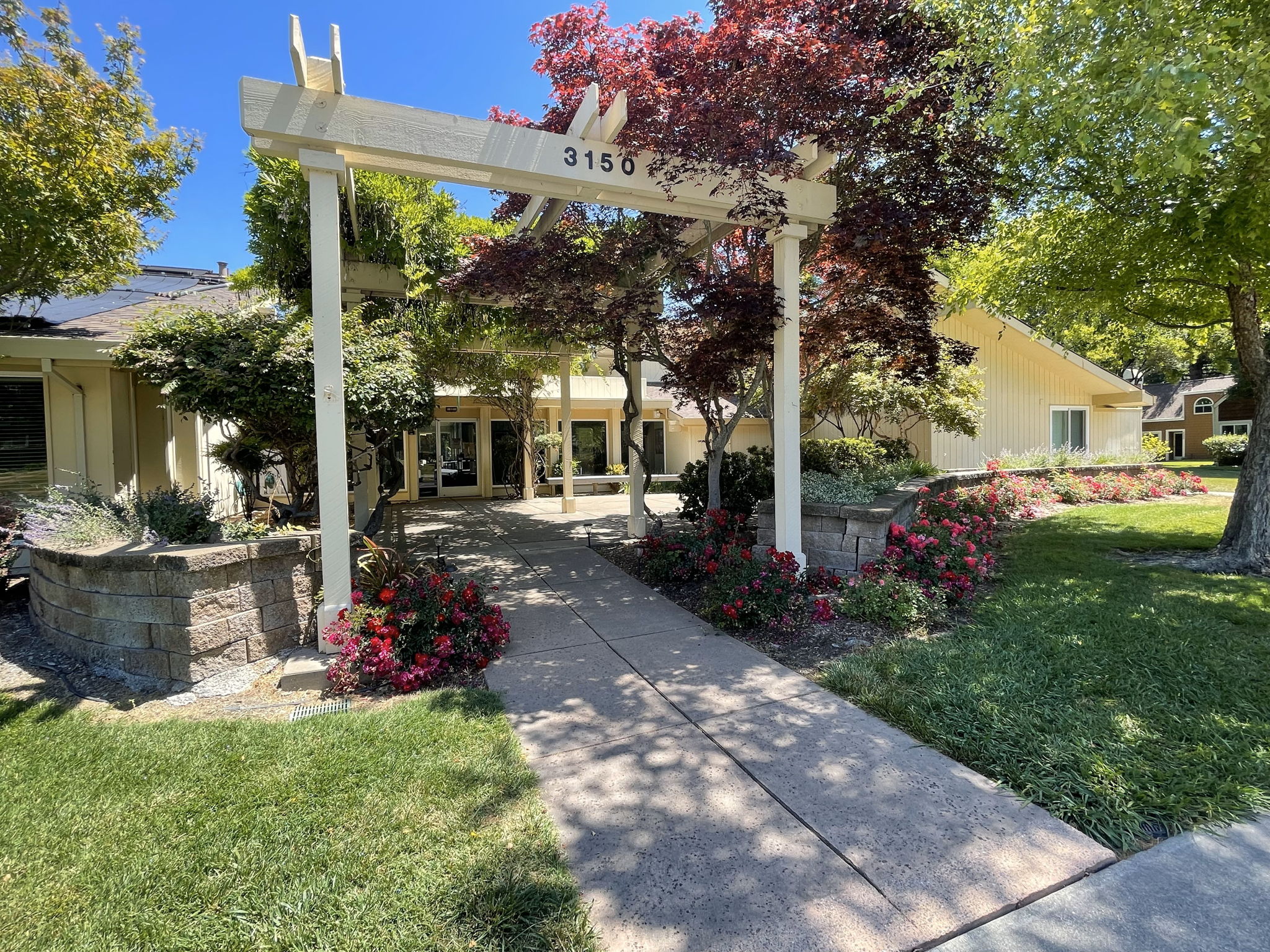 Entrance to clubhouse