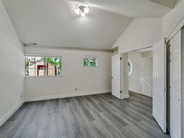 Double door entry to primary bedroom