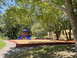Playground at the end of the street.