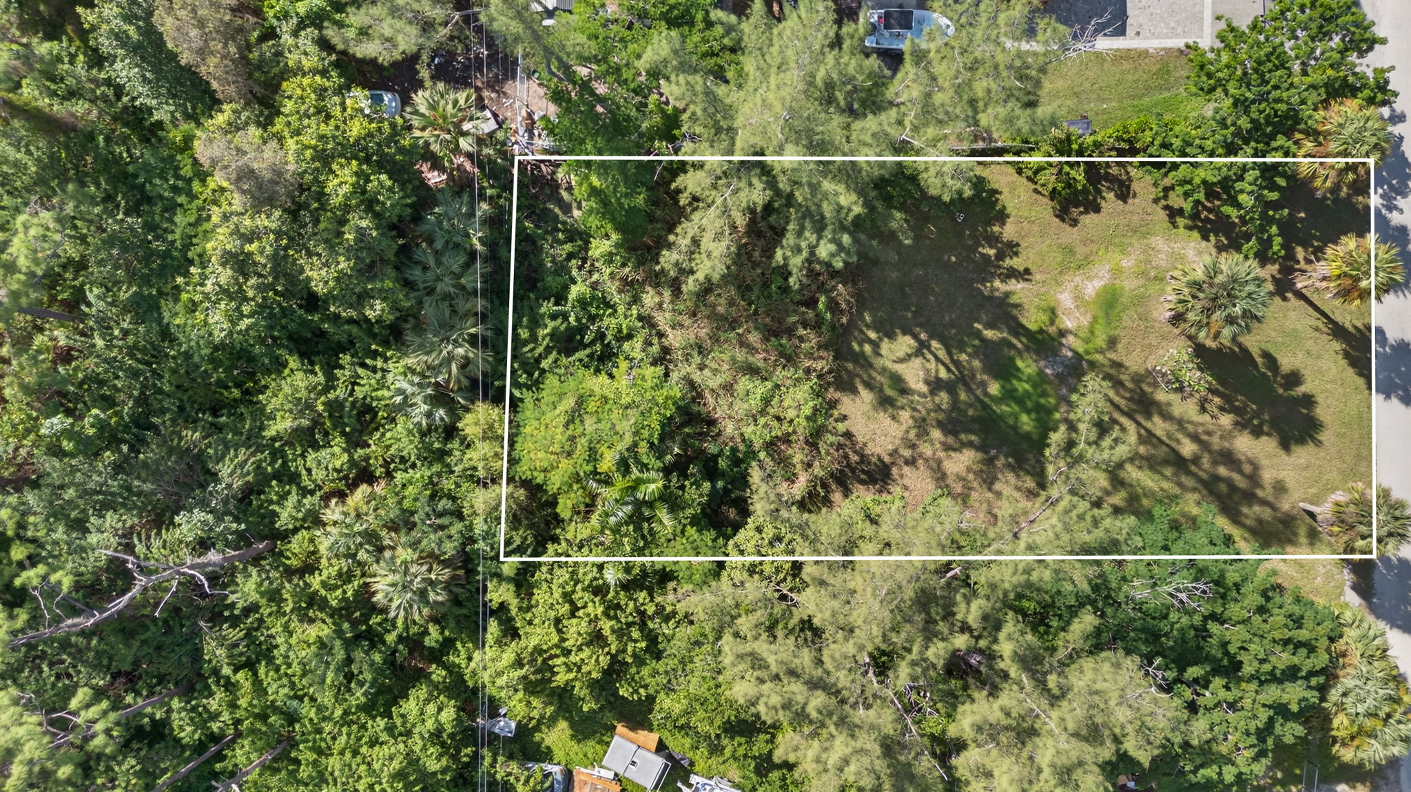 Aerial Overview - lot line