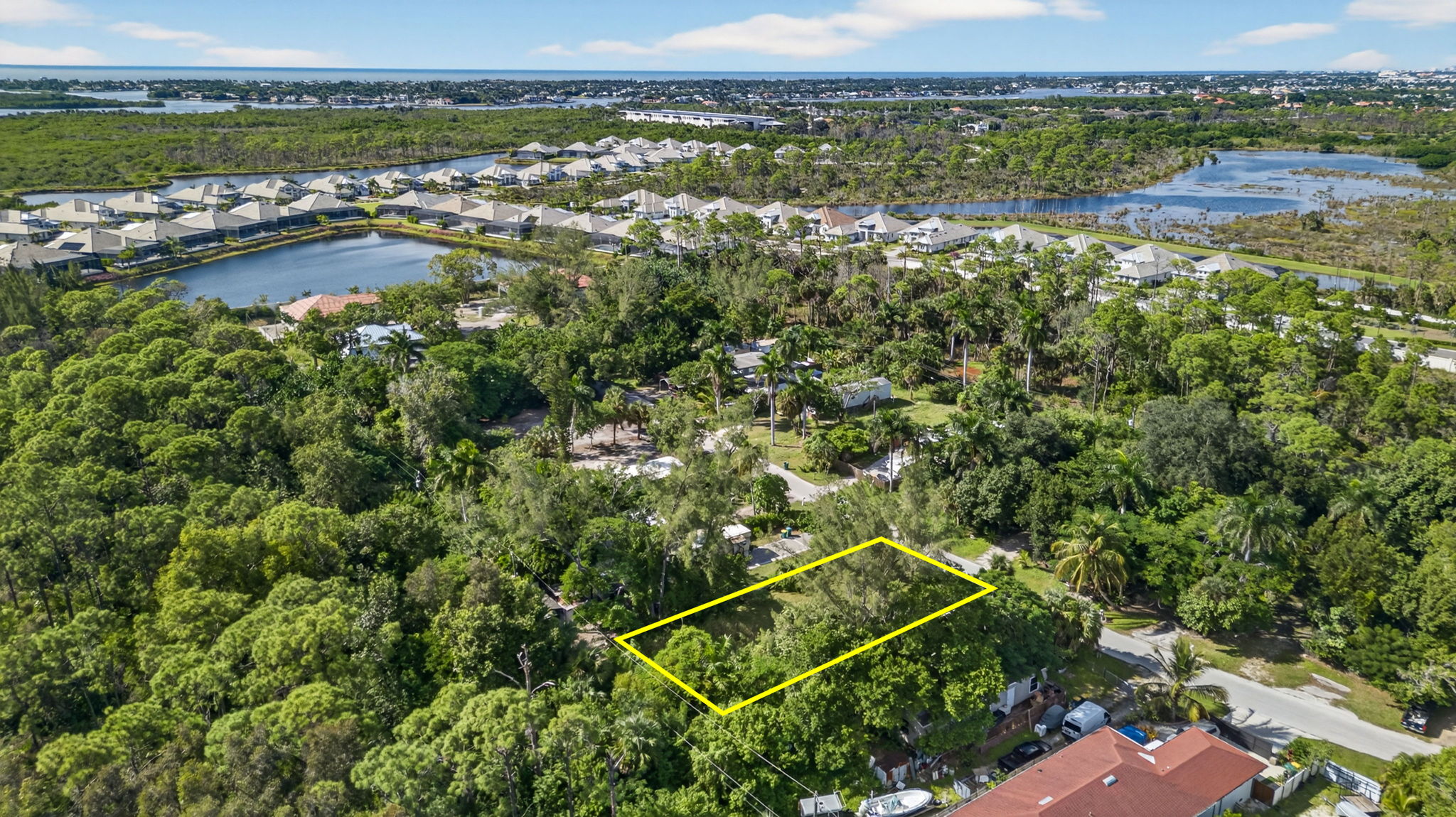 Aerial Rear Exterior 2 - lot line