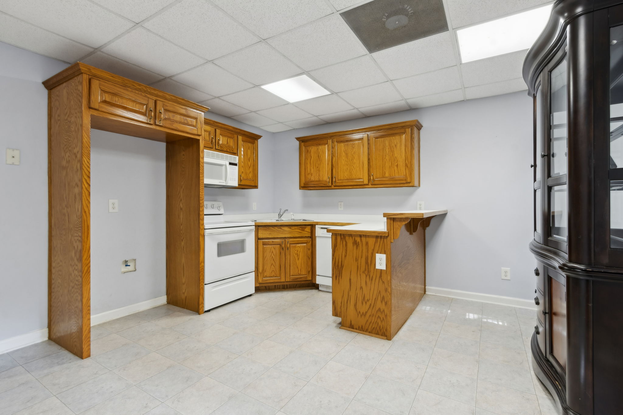 Finished Basement Kitchen
